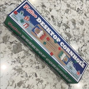NIB Desktop Christmas Cornhole